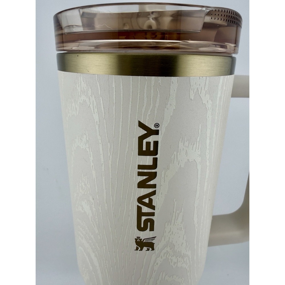 STANLEY Quencher Protour Tumbler 40oz Birch Woodgrain Cream-Rose Lid - Ltd. Ed. - Picture 2 of 16